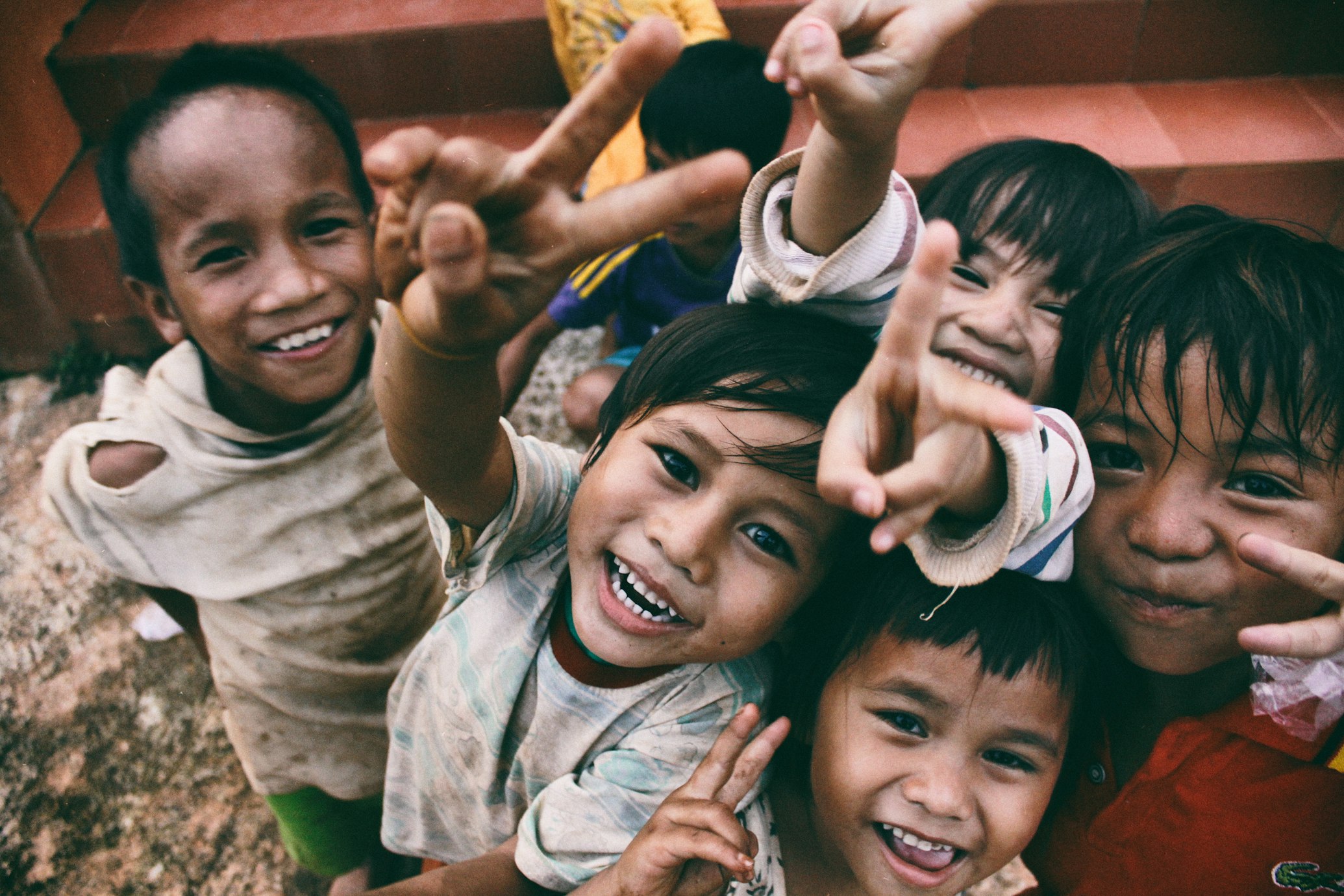 Children benefiting from donations